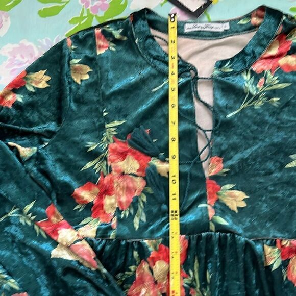 Nasty Gal x Lucy Wang Velvet Tunic Dress - L - Picture 5 of 14